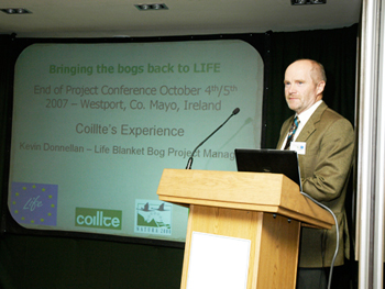 Kevin Donellan speaking at the Conference - Oct 2007