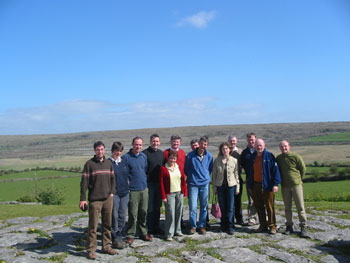 Burren Life Visit - The blanket bog project team visit the burren