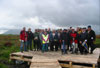 Society of Irish Foresters learn about the project on a lovely day, in their centenary year, at Eskeragh Demonstration Site, June 2004