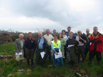 The Project Advisory Panel visit Site no 6 Bellaveeny in June 2005